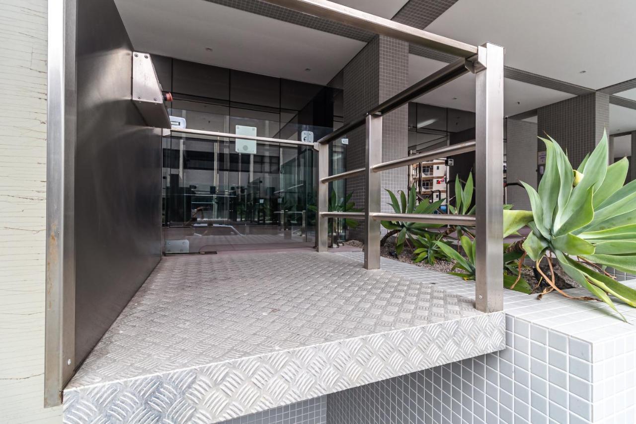 פראייה גראנדה Apto Otima Localizacao A 100M Da Praia, Piscina, Ar Condicionado, Garagem E Portaria 24H מראה חיצוני תמונה