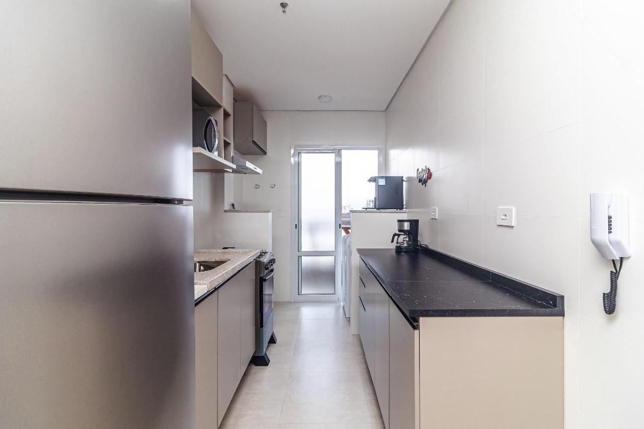 פראייה גראנדה Apto Otima Localizacao A 100M Da Praia, Piscina, Ar Condicionado, Garagem E Portaria 24H מראה חיצוני תמונה
