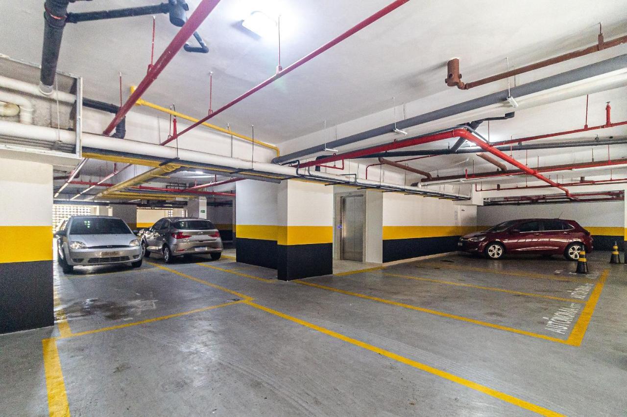 פראייה גראנדה Apto Otima Localizacao A 100M Da Praia, Piscina, Ar Condicionado, Garagem E Portaria 24H מראה חיצוני תמונה