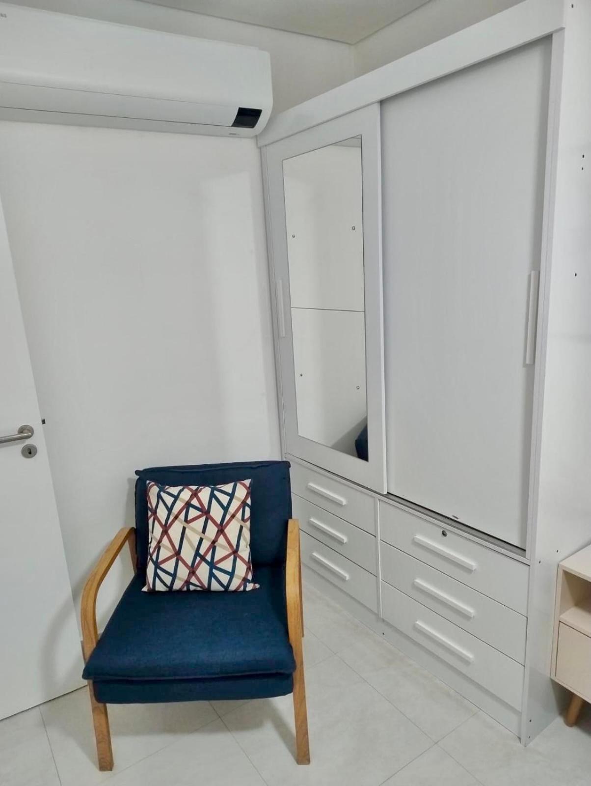 פראייה גראנדה Apto Otima Localizacao A 100M Da Praia, Piscina, Ar Condicionado, Garagem E Portaria 24H מראה חיצוני תמונה
